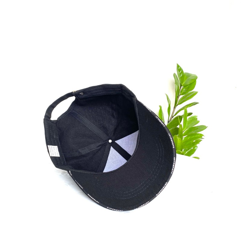 Mũ lưỡi trai Đen cá tính Trắng trẻ trung phong cách unisex Nón kết cotton nam nữ thời trang
