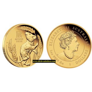 TIỀN LƯU NIỆM 1 DOLLARS ÚC FULLBOX