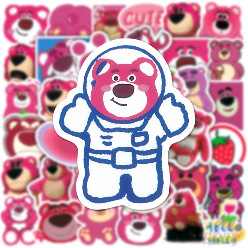 Bộ 50 Cái ☆ Hình Dán Lotso Series 02 ☆ Miếng Dán Chống Thấm Nước Họa Tiết Graffiti Thời Trang