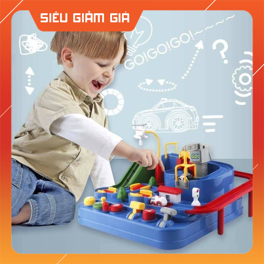 Bộ Đồ Chơi Ô Tô Đường Đua Phiêu Lưu Phát Triển Tư Duy Cho Bé - Đồ Chơi Giáo Dục Gumby Kids