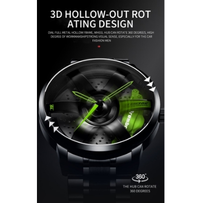 Đồng hồ NIBOSI TE37 thiết kế rỗng phát quang kháng nước cho nam | BigBuy360 - bigbuy360.vn