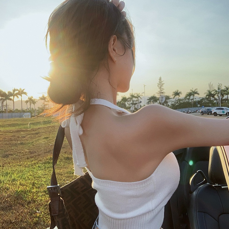 Áo Hai Dây Cổ Chữ V Quyến Rũ Thời Trang Dành Cho Nữ