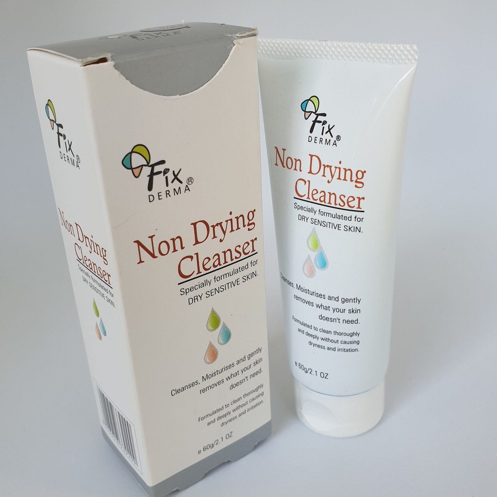 Fixderma Sữa Rửa Mặt Cho Da Khô – Nhạy Cảm Non Drying Cleanser 60g