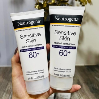 Kem Chống Nắng Neutrogena Sensitive Skin Sunscreen SPF 60+ (88ml)