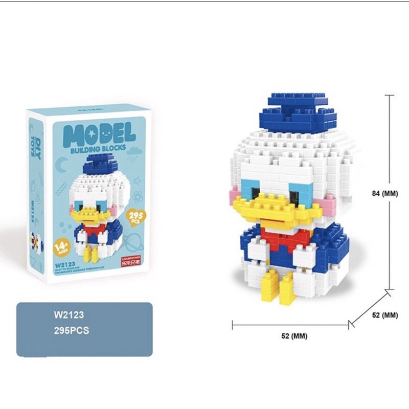 Đồ chơi xếp hình lego nhân vật hoạt hình disney TieuMy bộ mô hình lắp ráp trí tuệ nhựa vũ trụ đáng yêu