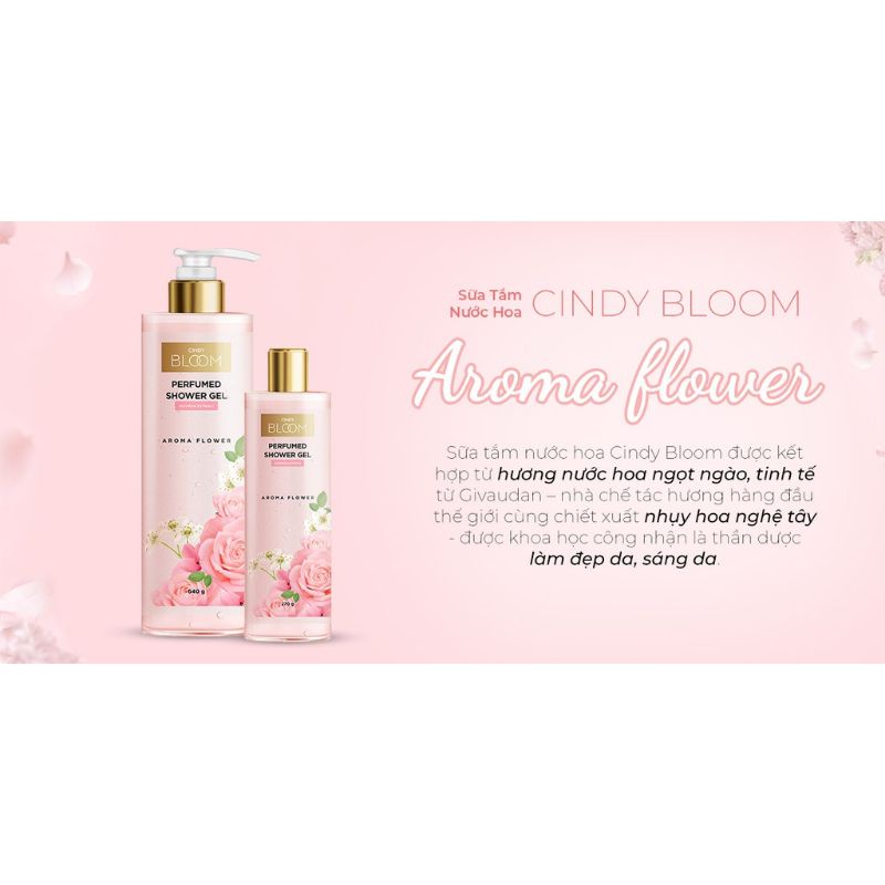 Sữa tắm Cindy Bloom Aroma Flower hương nước hoa