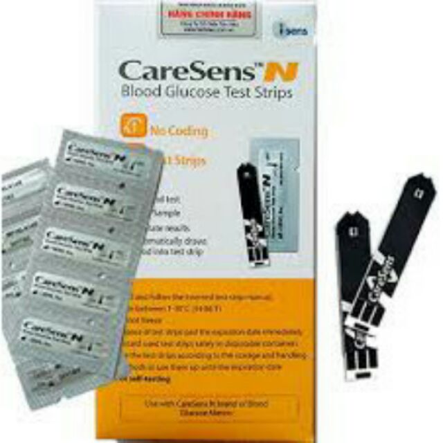 Que thử đường huyết Caresen ( tiểu đường CaresensN Caresens N)