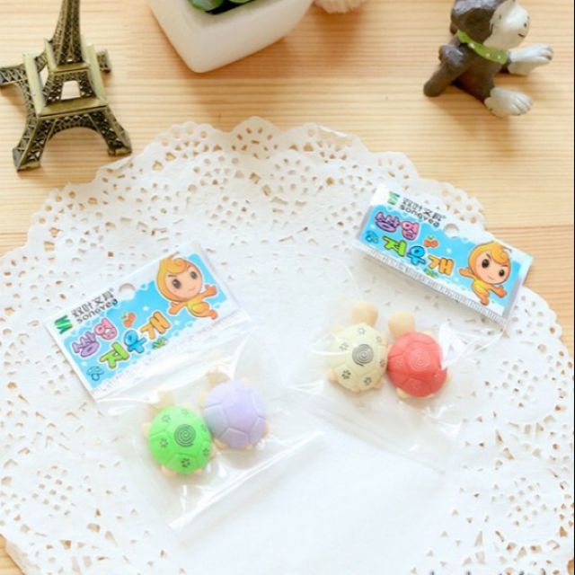 Bộ tẩy 2 con rùa