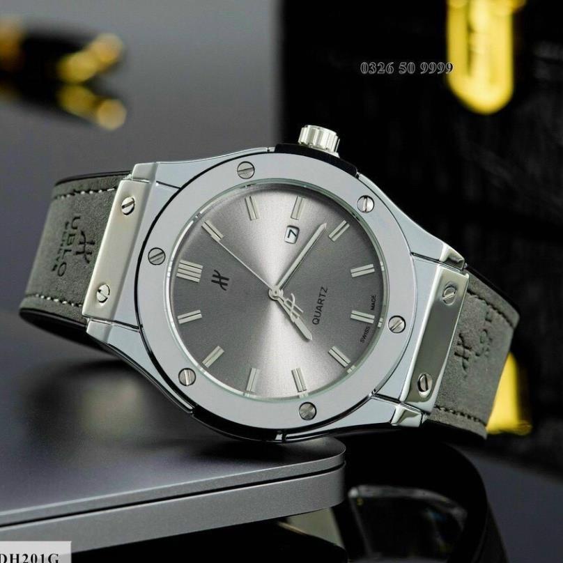 Đồng hồ nam  nam full box bảo hành 12th-viền mạ crom chống gỉ