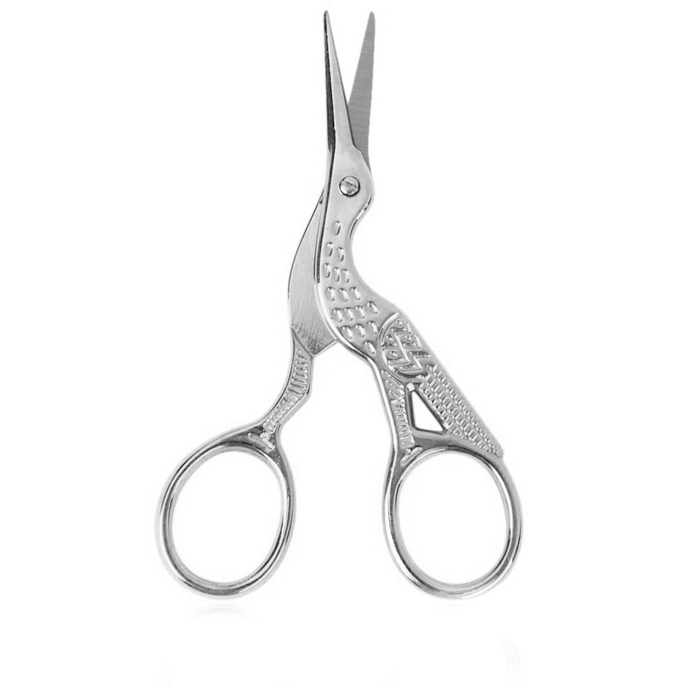 Kéo Cắt Móng Tay Bằng Thép Không Gỉ Hình Chim Hạc Phong Cách Vintage