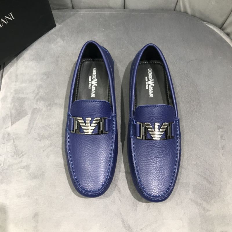 Giày lười nam da sần thời trang ARMANI