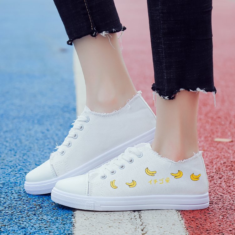 Giày Thể Thao Trắng Thoáng Khí Năng Động Hợp Thời Trang Cho Bạn Gái | BigBuy360 - bigbuy360.vn