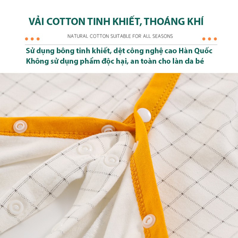 Sleepsuit Áo liền quần Body liền thân cho bé Trai bé Gái Hàng Quảng châu xuất Nhật SLT02