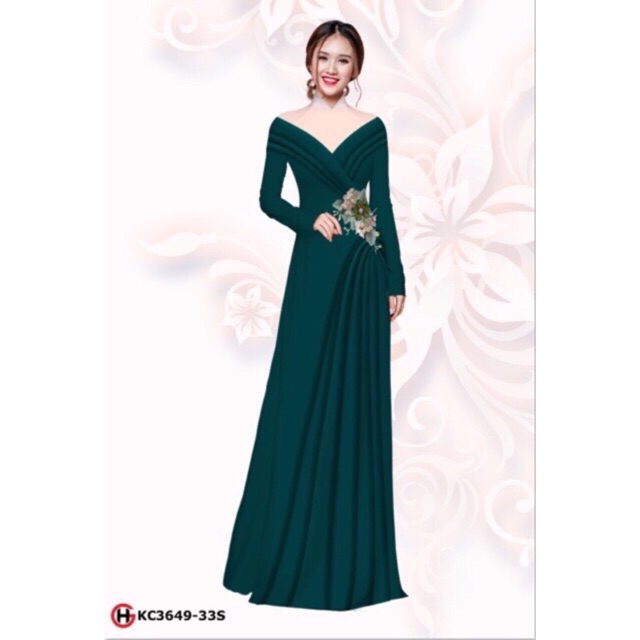 Vải áo dài giả ren
