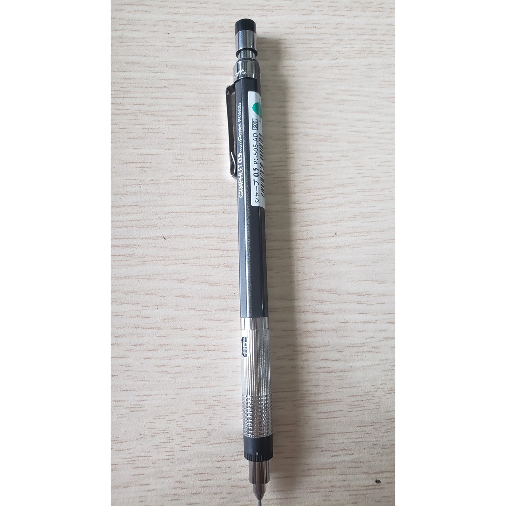 Bút Chì Bấm Pentel Nhật Bản PG505 ngòi 0.5, Made In Japan, Chất Lượng Tuyệt Vời