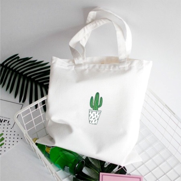 [HOT NHẤT SHOPEE] Túi tote đeo chéo vải đựng đồ canvas Hàn Quốc cao cấp có khoá miệng nhiều mẫu hot