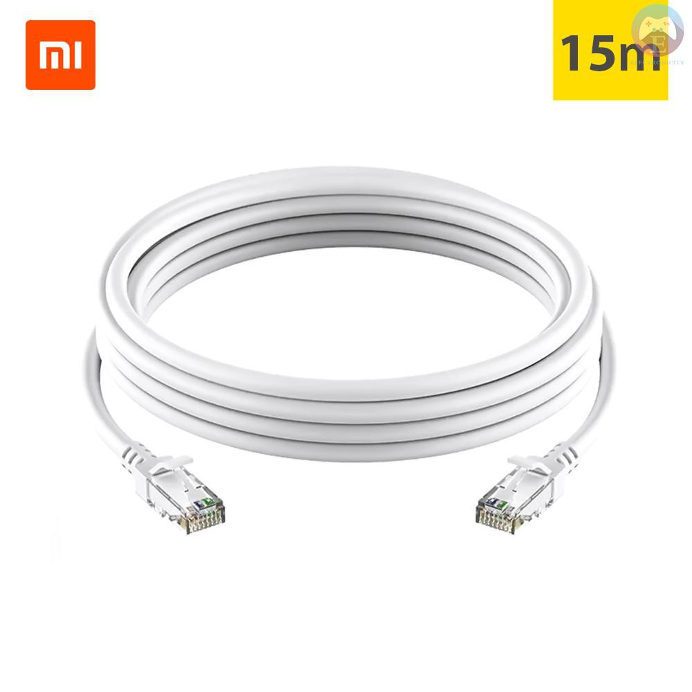 Dây Cáp Mạng Ethernet 1000mbps 15m Xiaomi Youpin Huishu Huishu Cat6 Dành Cho Máy Tính Tv