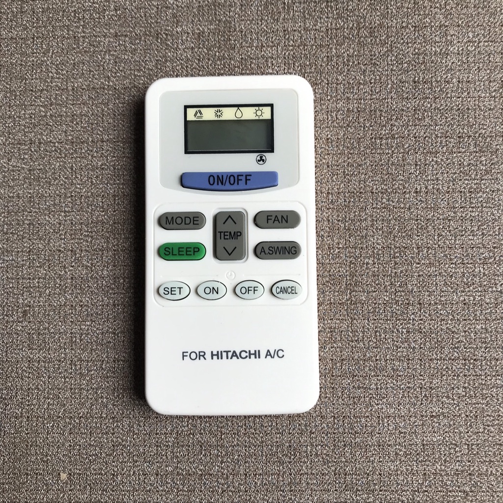 Remote Điều khiển điều hòa Hitachi thay thế hàng nội địa, Tặng pin !