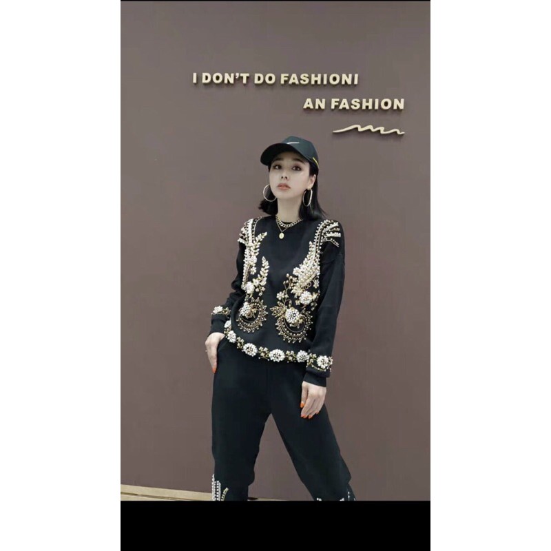 BỘ LEN ĐÍNH ĐÁ HOA CÁNH SIÊU CẤP