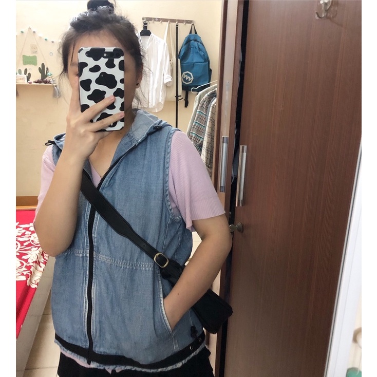 Khoác ghile jean 2hand