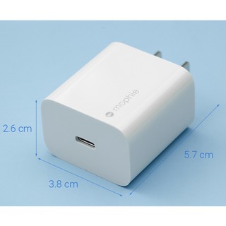Adapter Sạc Type C PD 20W Mophie Trắng