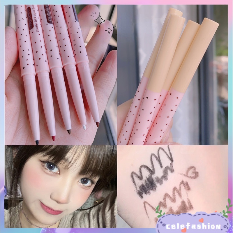 Màu Sắc Bút Kẻ Mắt Dạng gel Không Dễ Nhòe Chống Nước Lâu Trôi Mịn Màng Dành Cho Học Sinh Mới Bắt Đầu YR CFH