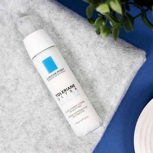 Kem Dưỡng Ẩm Cho Da Rất Nhạy Cảm Và Dị Ứng La Roche-Posay Toleriane Ultra Light Intense Soothing Fluid Face &amp; Eyes 40ml
