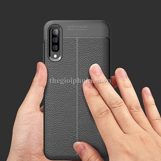 Ốp lưng SamSung Galaxy A70 silicon giả da, chống sốc Auto Focus