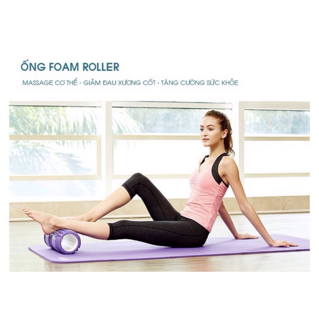 Ống lăn massage tập yoga Foam Roller