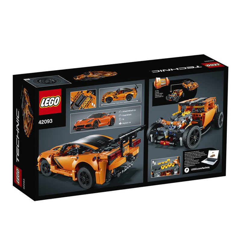 [LEGO] Bộ xếp hình Lego nhóm công nghệ cơ khí lắp ráp đồ chơi cậu bé ô tô thể thao Chevrolet ZR1 42093