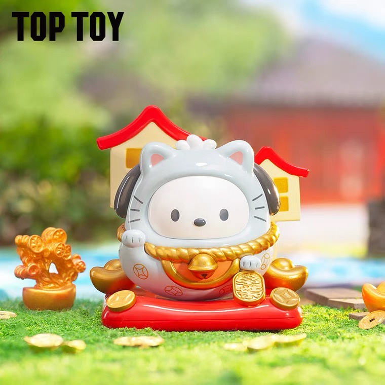 SANRIO Mô Hình Búp Bê Mèo May Mắn Dễ Thương