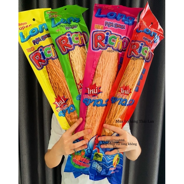 Ăn Vặt Thái Lan Snack Khô cá sợi richo khổng lồ 4 vị CÓ SẴN | BigBuy360 - bigbuy360.vn