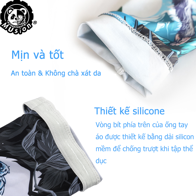 Set 2 ống găng tay bảo vệ da tay chống tia UV UPF 50+ chống bụi khi đi xe đạp/ xe máy cho unisex