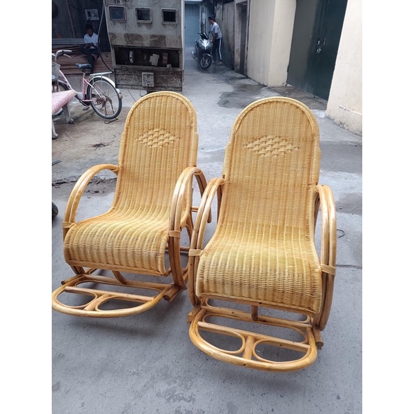 Ghế mây thư giãn bập bênh chất lượng, tạo cảm giác thoải mái cho người dùng