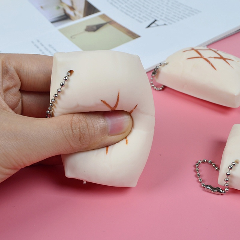 Wmmb Đồ Chơi Fidget Spinner Co Giãn Hình Đậu Phụ Dễ Thương Trang Trí Cho Thanh Thiếu Niên