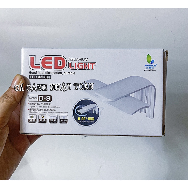 ĐÈN LED KẸP CHO BỂ CÁ CẢNH JENECA D9 MÀU TRẮNG