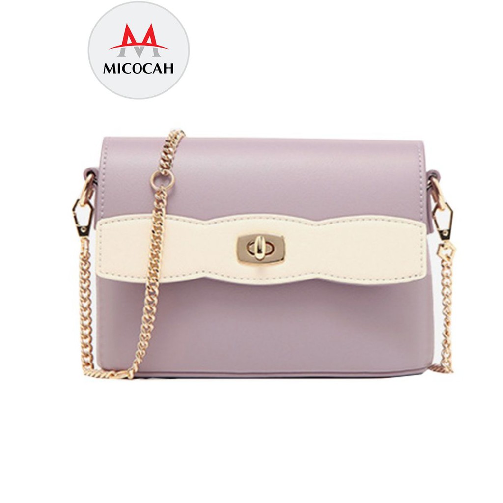 Túi Xách Đeo Chéo Nữ Kẹp Nách MICOCAH Dáng Công Sở Thời Trang Phối Màu Vintage Siêu Đẹp MC38 - Micocah Mall