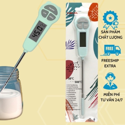 Nhiệt kế đo nước pha sữa, đo nhiệt độ nước, thức ăn Misuta, nhanh chóng, chính xác, an toàn