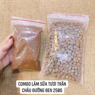 Set làm sữa tươi chân châu đường đen tại nhà