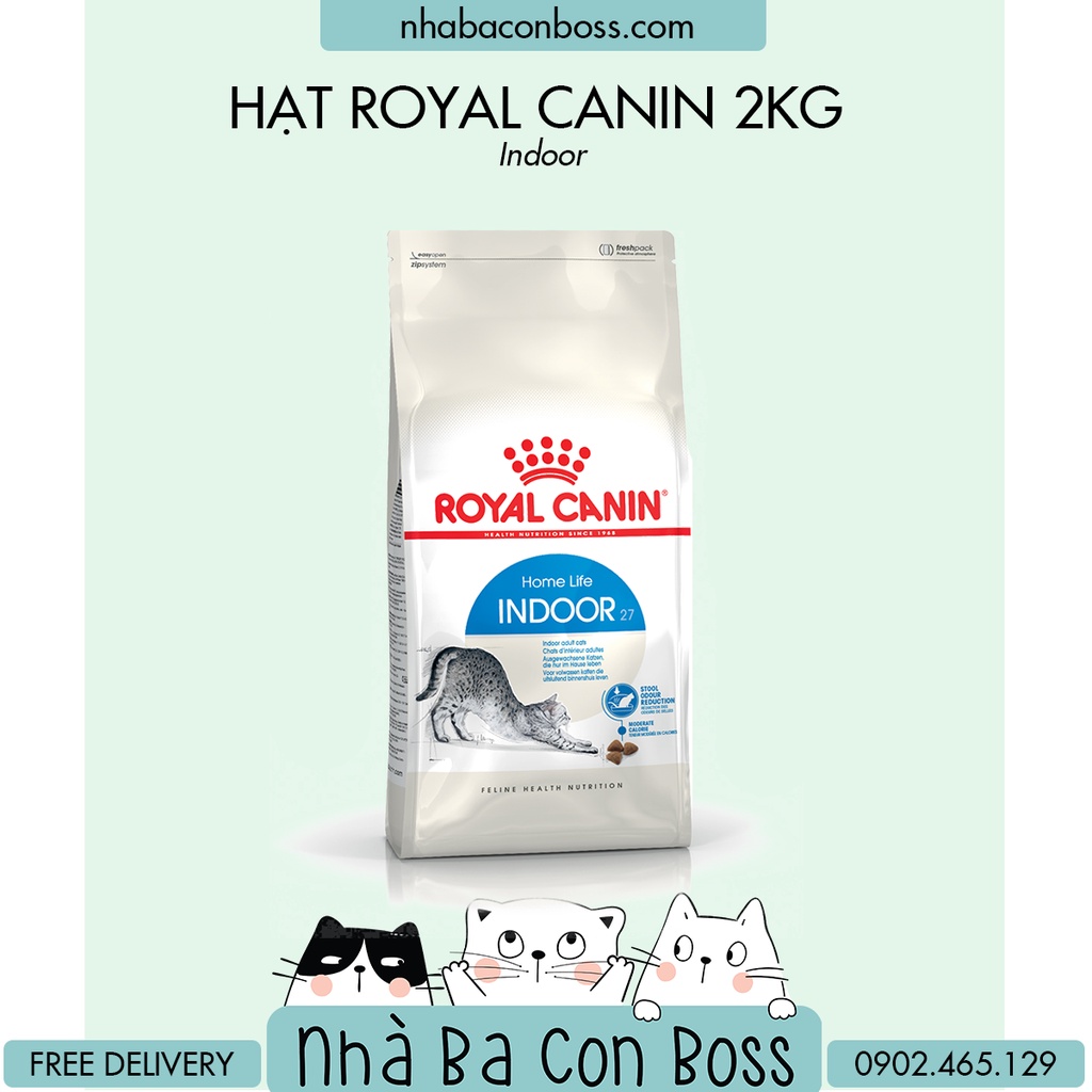 Hạt khô cho Mèo - Royal Canin Indoor - 2kg