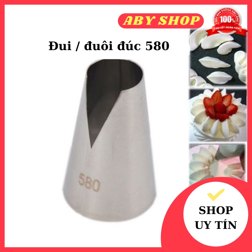 Đui / đuôi đúc 580 ⚡ HÀNG LOẠI 1 ⚡ đui bắt kem giúp dễ dàng tạo hình cho các loại bánh thêm bắt mắt