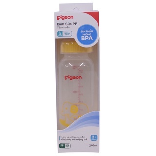 Bình Sữa Pigeon PP Tiêu Chuẩn Cổ Hẹp 120ml/240ml
