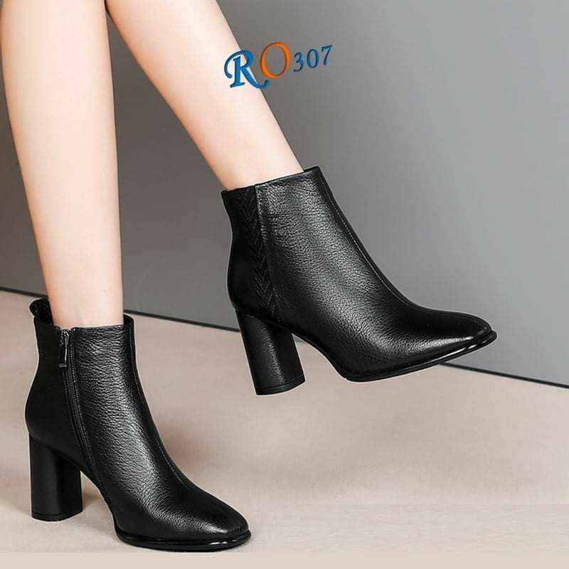 [ẢNH THẬT - FREE SHIP] Boots thời trang nữ cao cấp ROSATA RO307 - HÀNG VIỆT NAM - BKSTORE