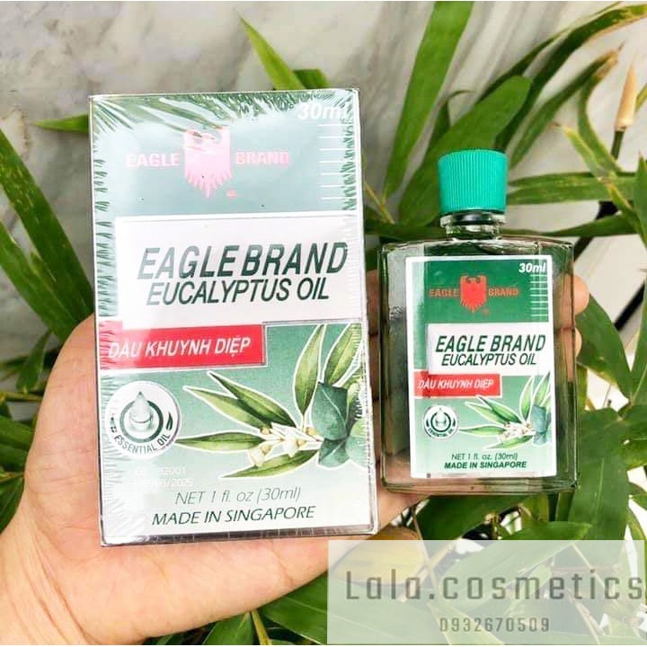 Dầu Khuynh Diệp Con Ó EAGLE BRAND EUCALYPTUS OIL 30ML (2 NẮP)