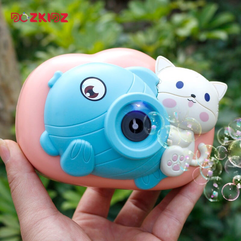 Máy ảnh bong bóng tự động chạy bằng pin hình mèo - DOZKIDZ
