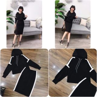 Set váy Umi viền