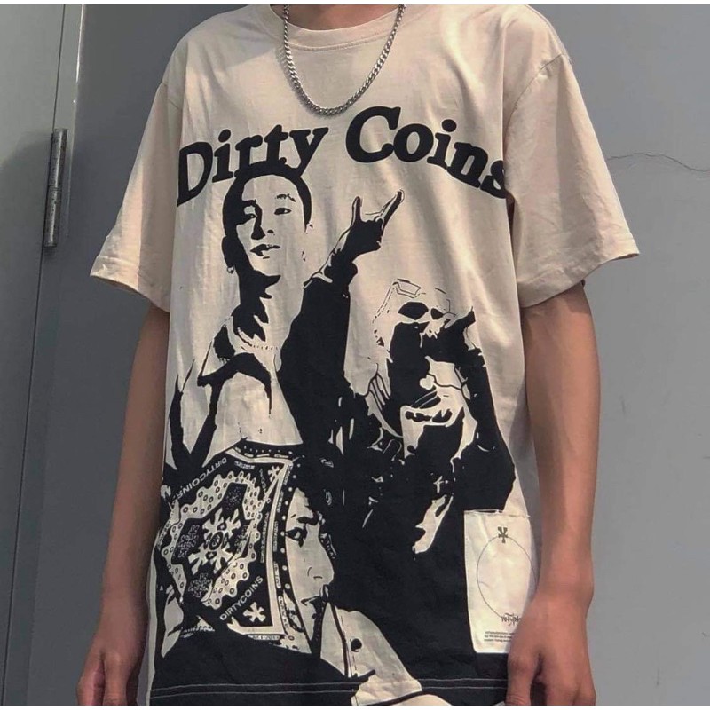 Áo thun tay lỡ Dirty coins 16Typh Rapper nam nữ unisex Full tag Kun Shop