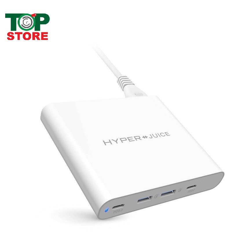 CỔNG CHUYỂN ĐA NĂNG HYPERJUICE 87W/96W DUAL USB-C/USB A QC3.0 PD87-2C2A