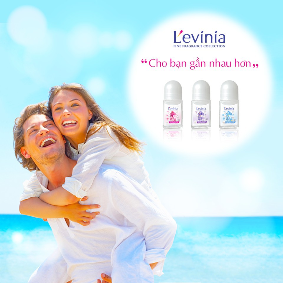 Lăn khử mùi trắng da nữ Levinia 65ml