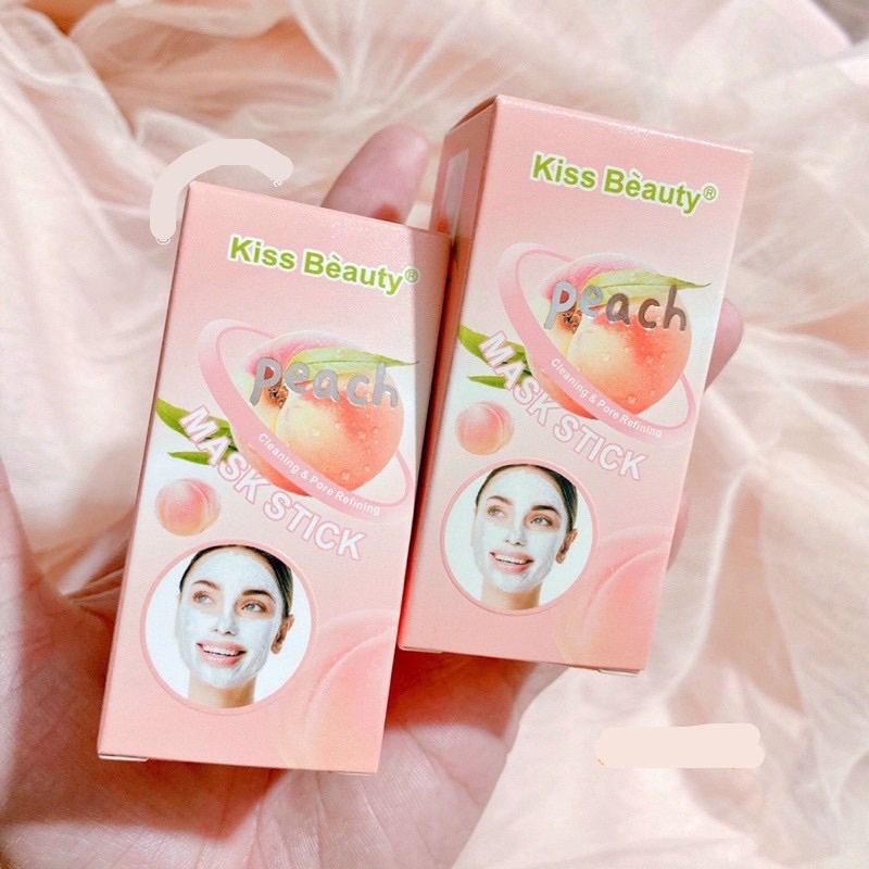 mặt nạ dạng thỏi tinh chất đào KISS BEAUTY Peach Mask Stick